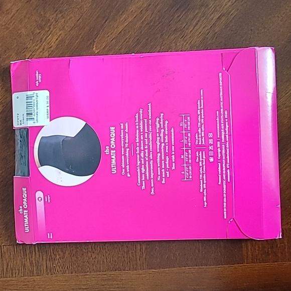 Commando Stocking Tight Legwear The ultimate Opaque H70T2 Black New - Picture 2 of 4